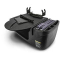 Black Car Desk with Built-in Power Inverter and Printer Stand X18394
