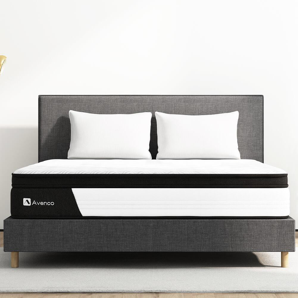 Queen Size 12-Inch Hybrid Memory Foam Innerspring Mattress R4937