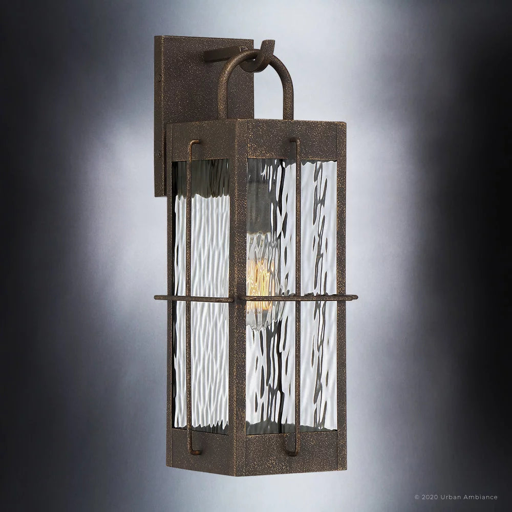 17.75''H x 7.00''W Urban Bronze Outdoor Wall Sconce H1761