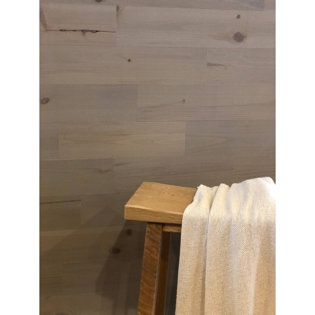 Pine Wooden Wall Planks (4x22 Wide - 10 Sq. ft, Platinum) R712948