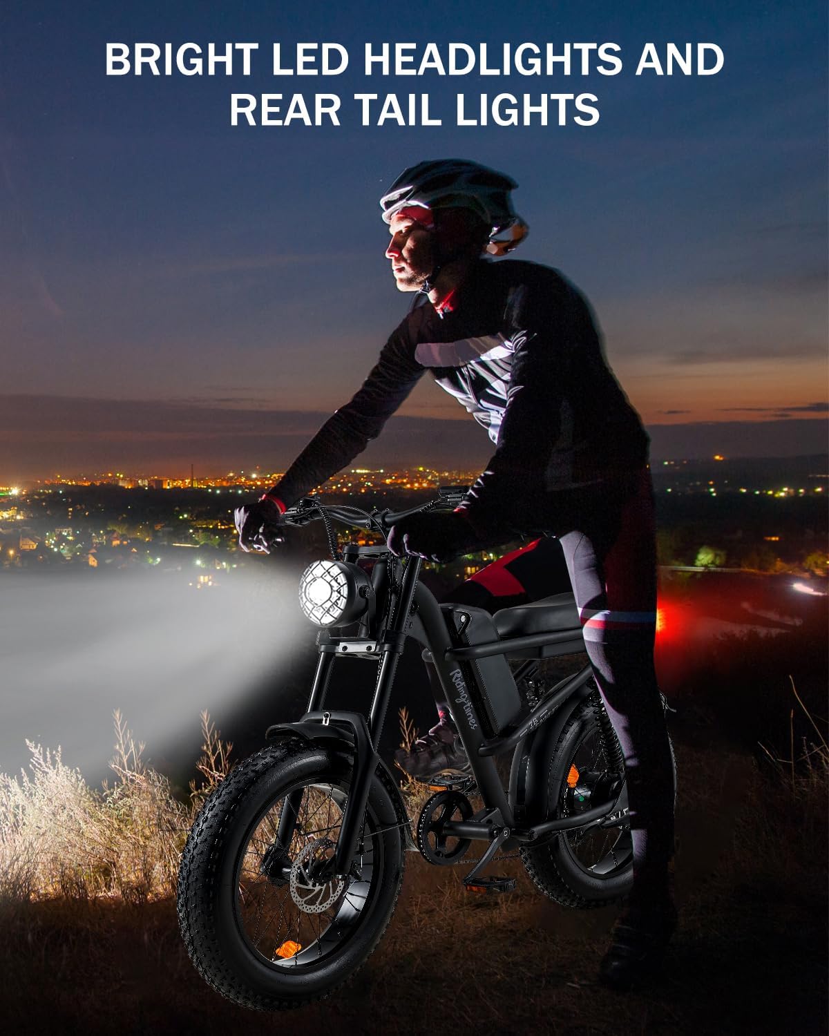 Retro 1500W Electric Bike with 20 Inch Fat Tire T32881