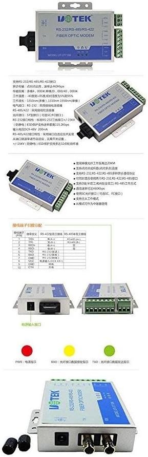 RS-232/422/485 to Optical Fiber Media Converters T686199