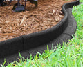 Black Rubber No Dig Landscape Garden Border Edging (Pack 6) A9977