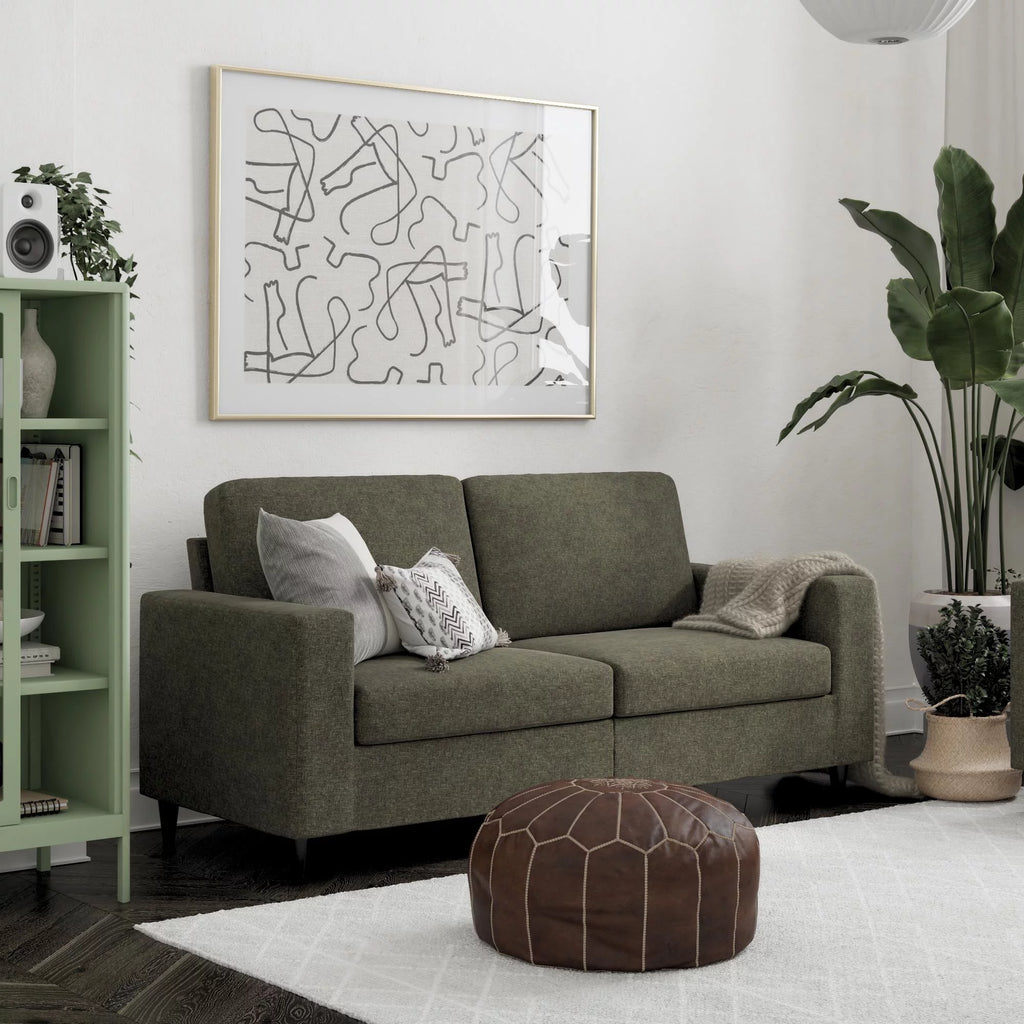 Gray Linen 3 Seater Sofa G7224
