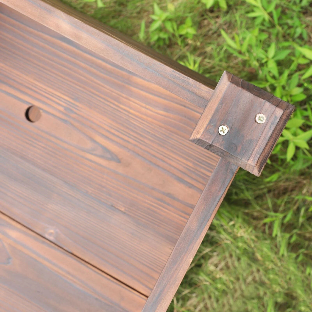 Raised Garden Bed Elevated Planter Box with Drainage Holes V134464