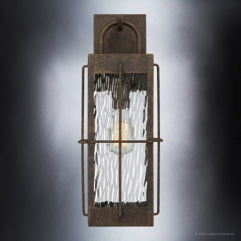17.75''H x 7.00''W Urban Bronze Outdoor Wall Sconce H1761