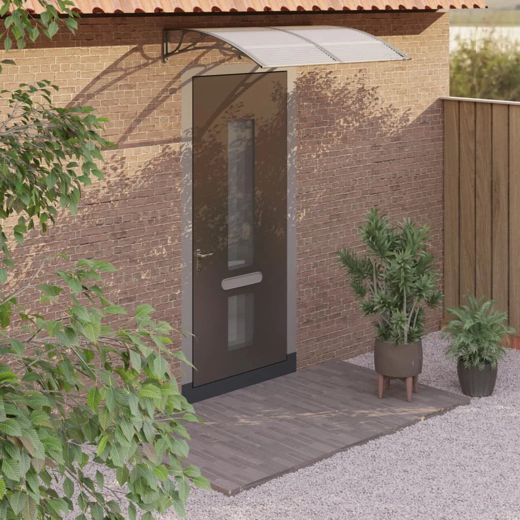Door Canopy Weather-resistant Polycarbonate Cover T249946