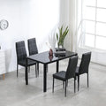 5 Piece Glass Dining Table Set P469920