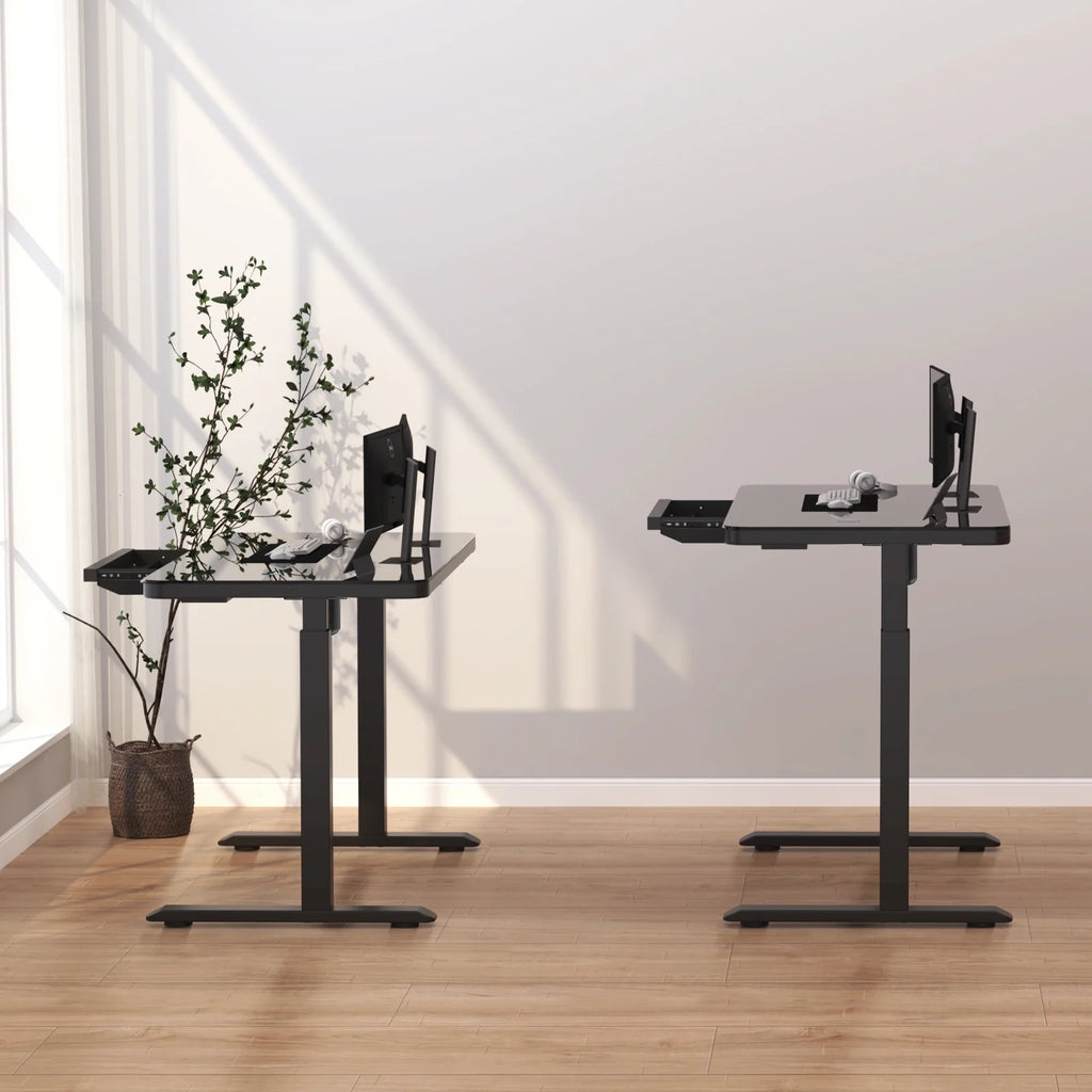 45 Inch Adjustable Height Standing Desk with Drawers O7465