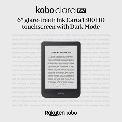 16GB Black 6" Glare-Free Touchscreen eReader S404