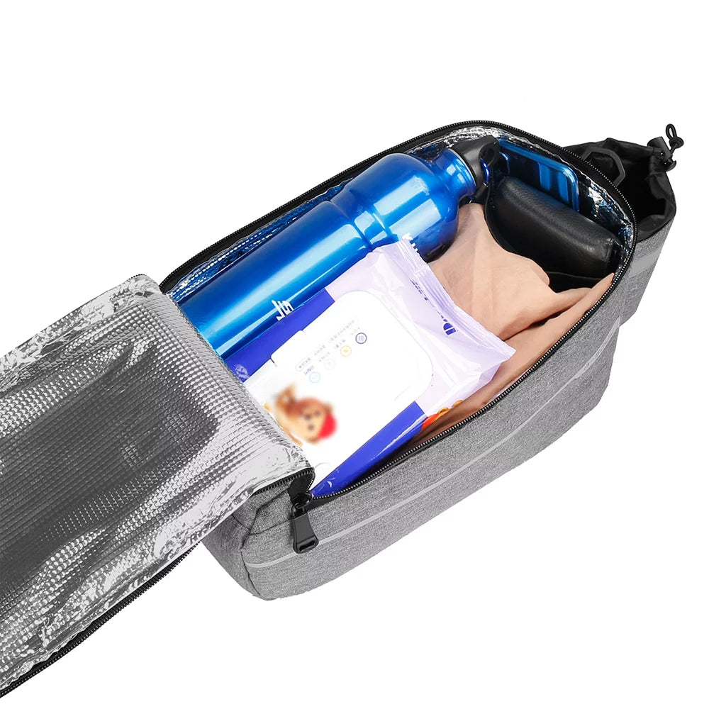 Insulated Bike Pannier Bag with Reflective Shoulder Bag J42971