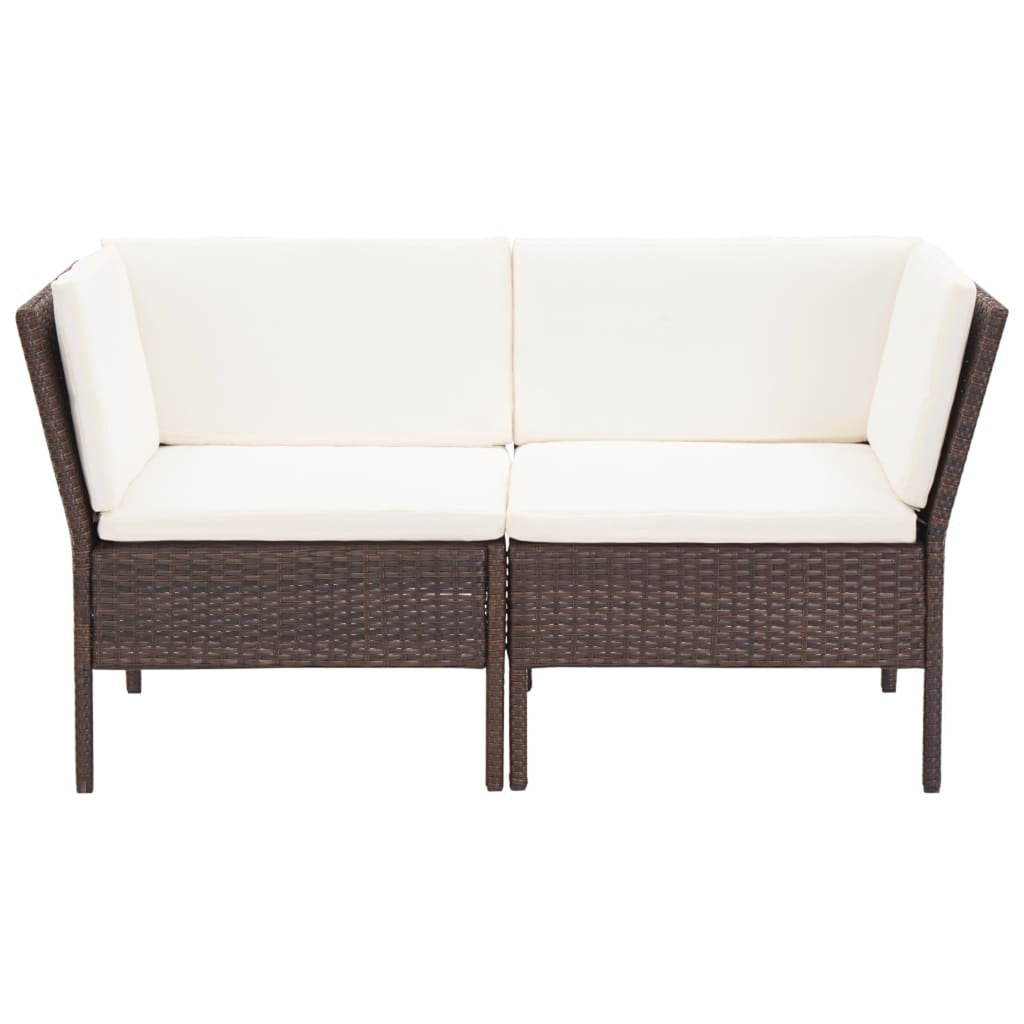 6 Piece Outdoor Sectional Set with Coffee Table Ottoman H505251