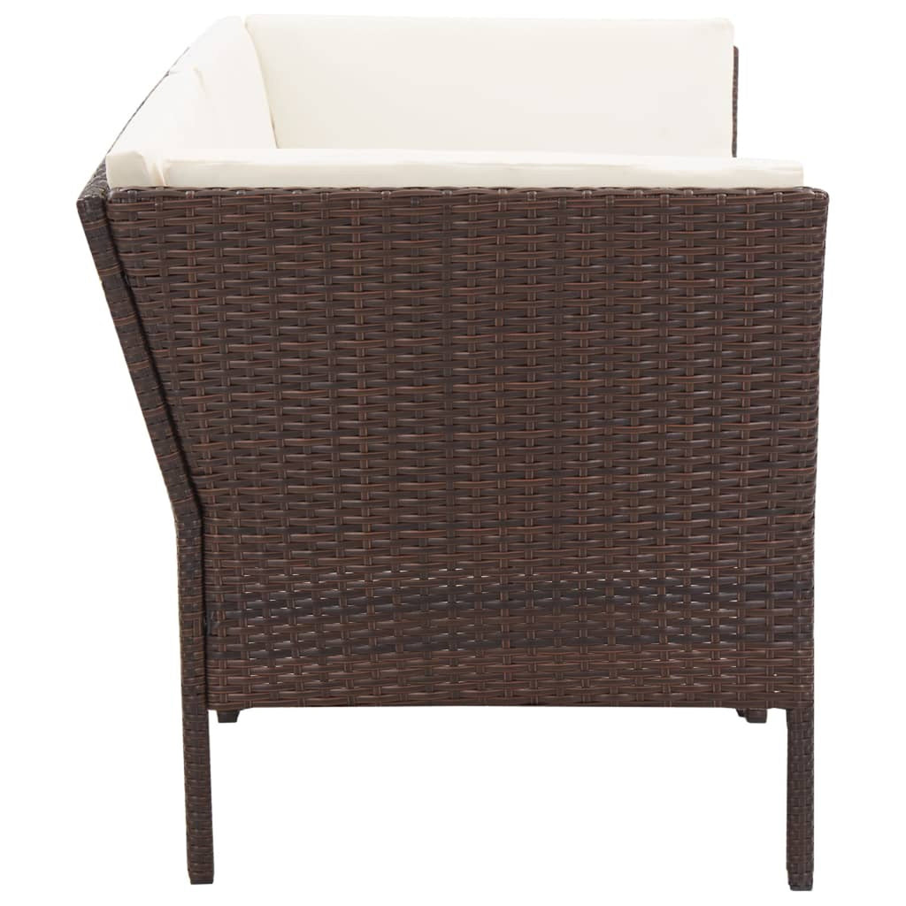 6 Piece Outdoor Sectional Set with Coffee Table Ottoman H505251
