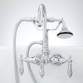 Chrome Wall Mounted Clawfoot Tub Filler Faucet T667