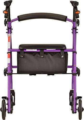 Purple Steel Rolling Walker E8381