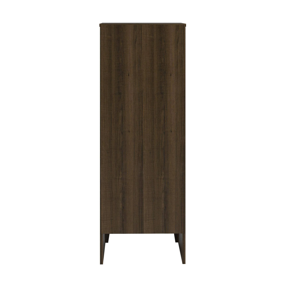 Dark Oak Storage Cabinet with Mesh Door Z478972