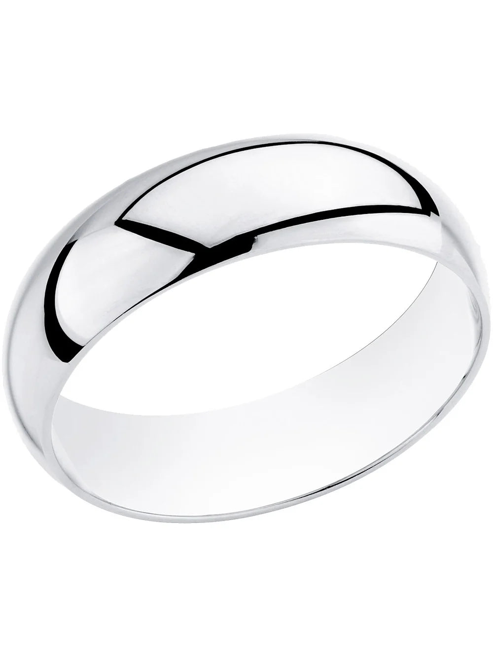 Platinum Comfort Fit 8mm Wedding Band Ring E760