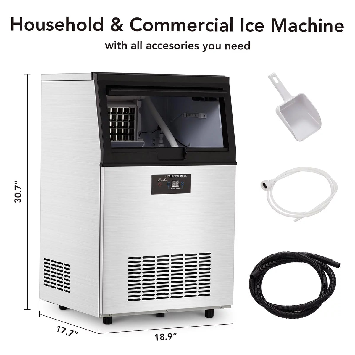Commercial Stainless Steel Ice Maker W634