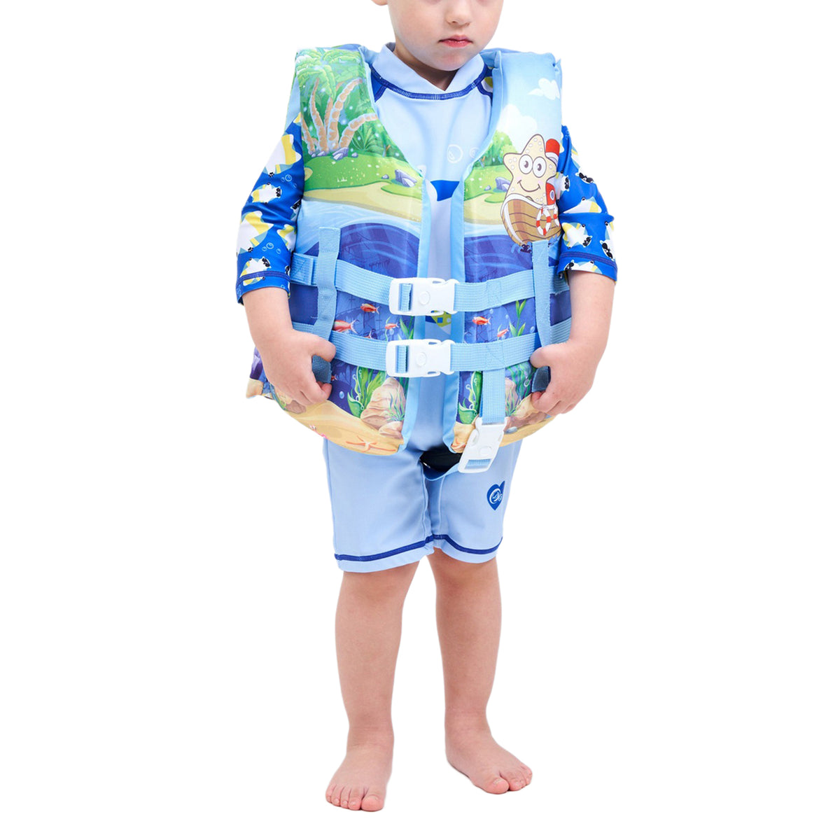 Kids Swimming Life Vest Cartoon Animals Print Flotage Life Jacket Z313621