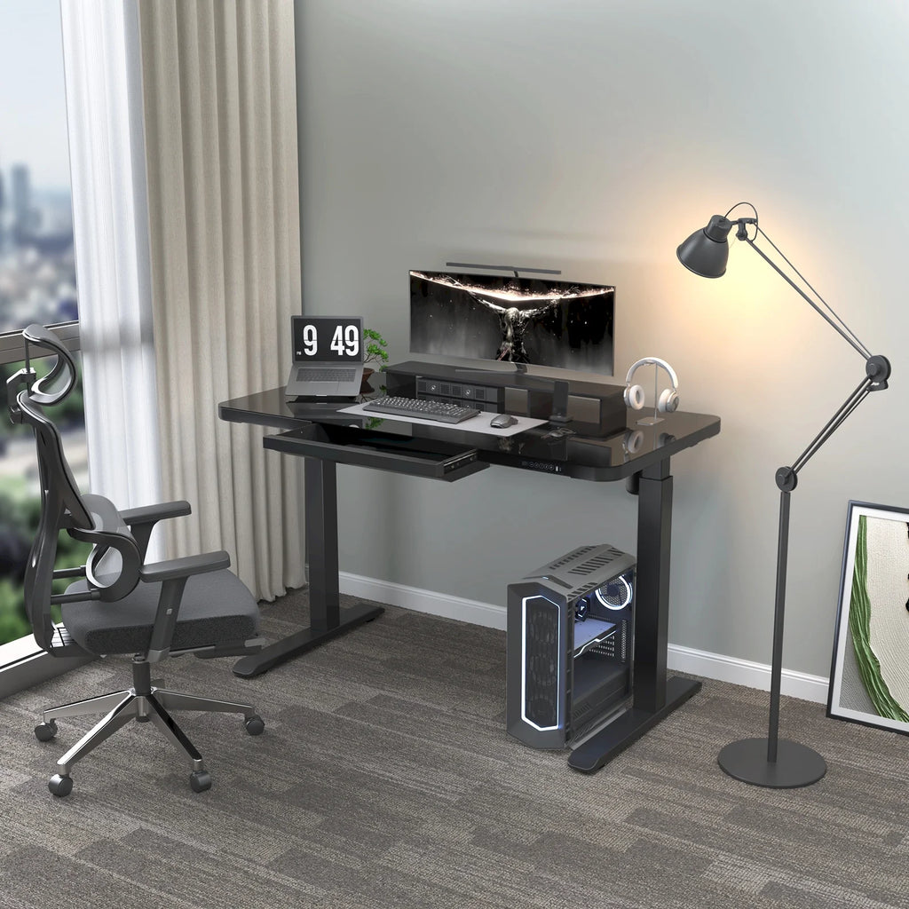 45 Inch Adjustable Height Standing Desk with Drawers O7465