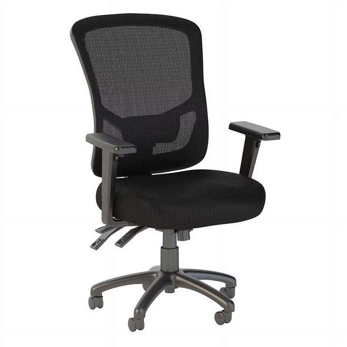 High Back Fabric Executive Office Chair in Black C95778