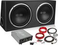 1200W Dual 12 Car Subwoofer with Ported Enclosure E14528