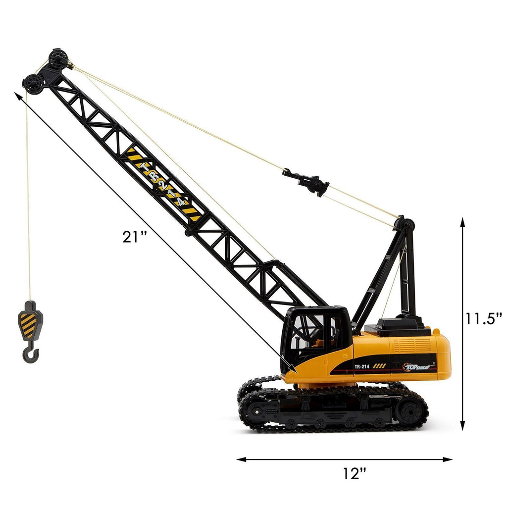 15 Channel Remote Control Crane 1 14 Scale RC Construction Toy Y75408