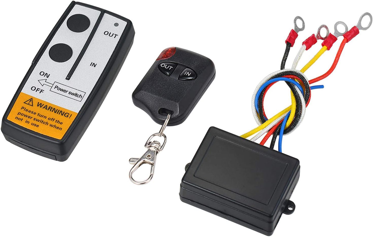 12V-24V 50ft Wireless Winch Remote Control Switch Set Pack of 2 F4189