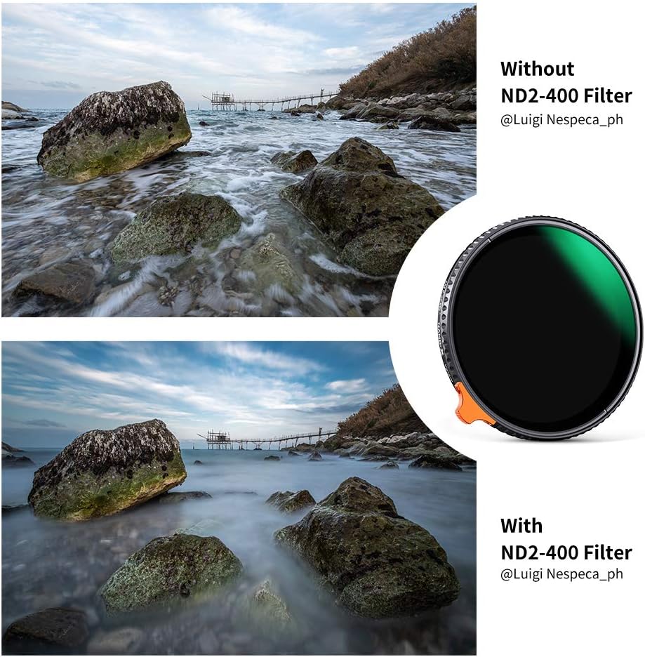 77mm Variable ND Filter ND2-ND400 Adjustable Neutral Density Filter H566