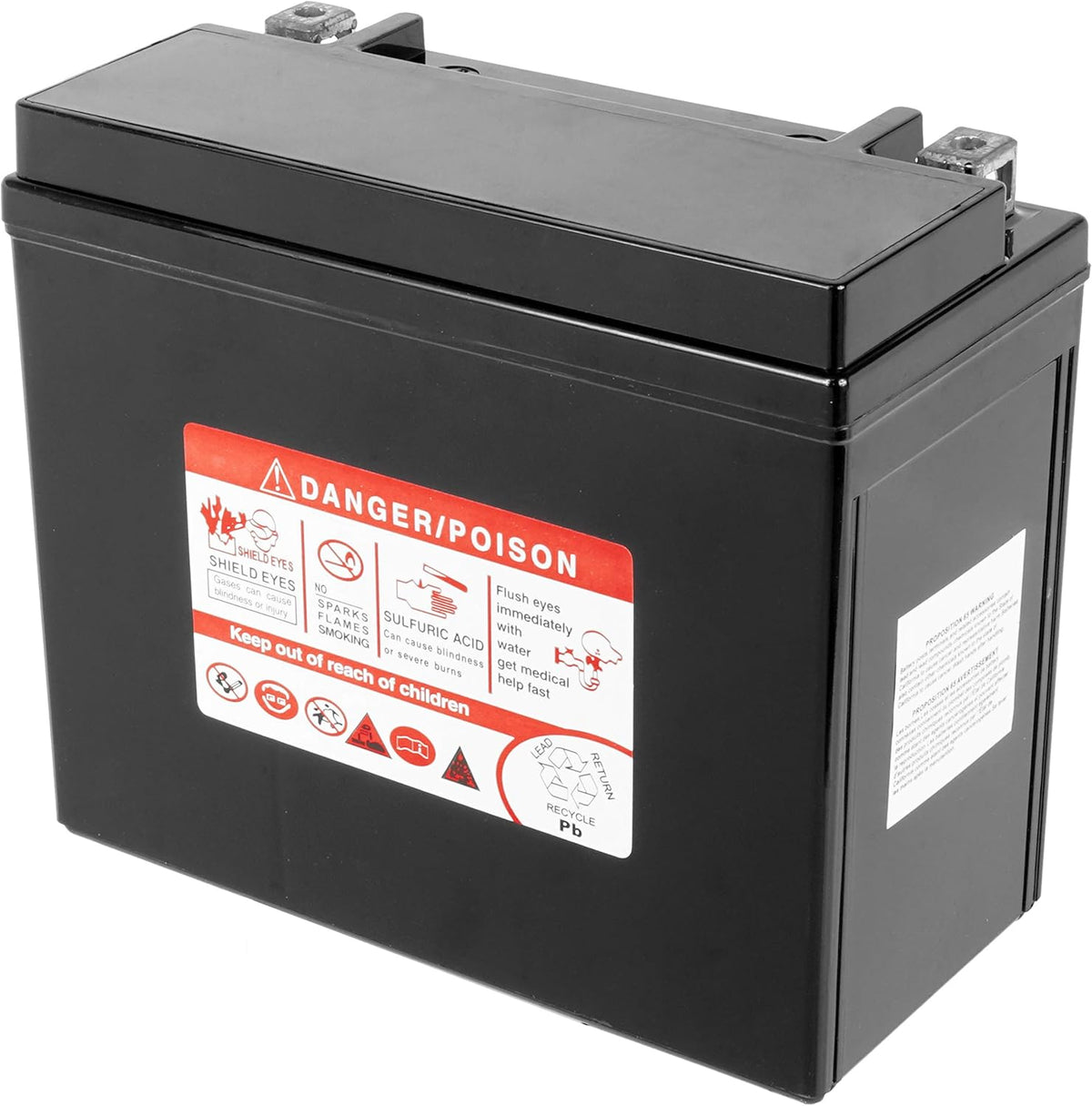 Pack of 2 AGM Battery for Polaris Sportsman 500 4X4 EFI 2007 2008 2009 2010 B822698