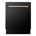 24 inch Black Stainless Steel Dishwasher T749