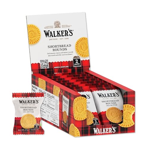 Mini Chocolate Chip Shortbread Cookies, 4.4 Oz (Pack of 6) I451751