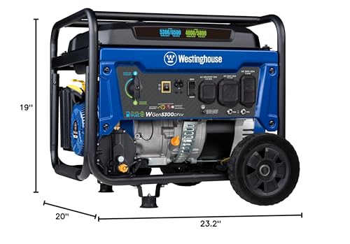 6500 Watt Dual Fuel Portable Generator H103365