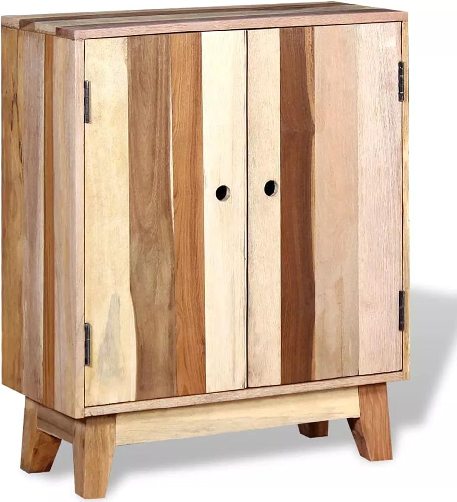 Industrial Wooden Storage Cabinet Sideboard Solid Reclaimed Wood W79876
