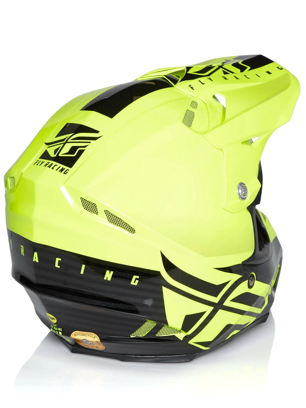 Hi-Vis Yellow/Black Medium Helmet V93085