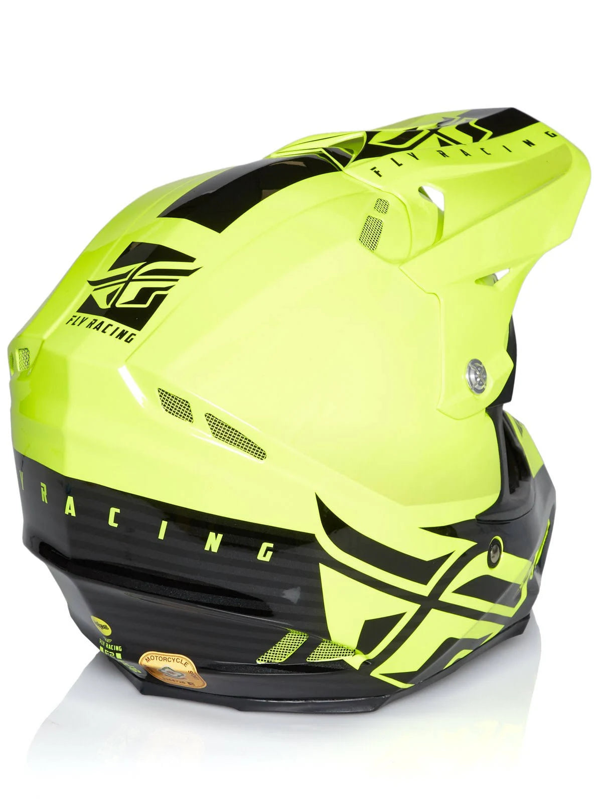 Hi-Vis Yellow/Black Medium Helmet V93085