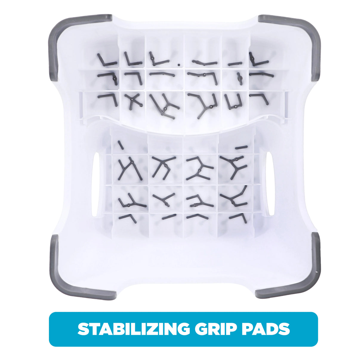 White 2-Tier Plastic Step Stool R1143