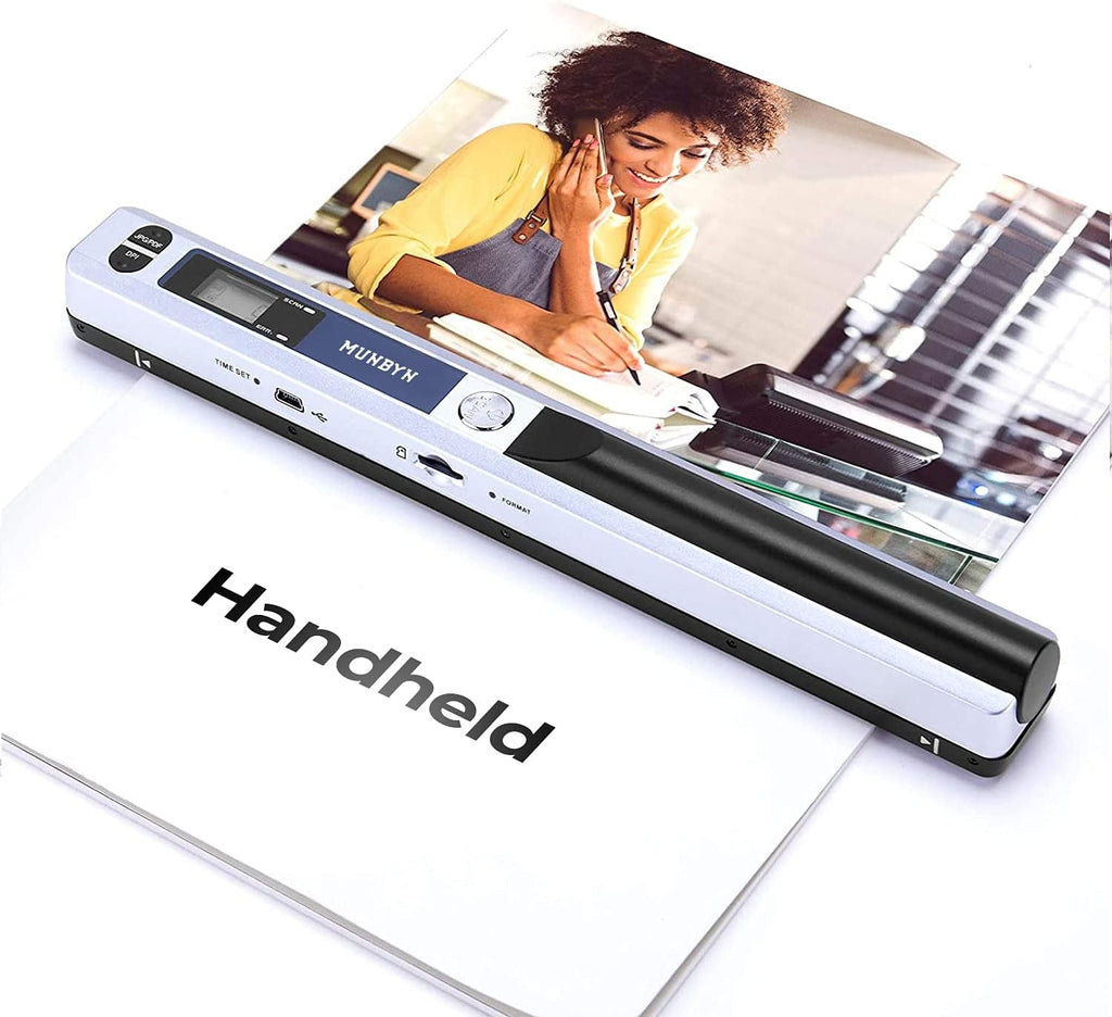 Portable Scanner, 900 Dpi, Flat Scanning, 16G SD Card I27399
