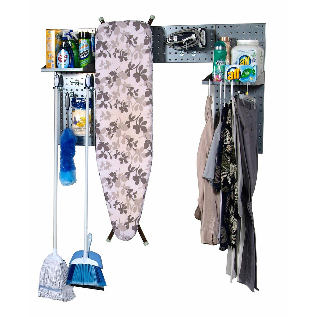 Silver Laundry Room Organizer Kit K828