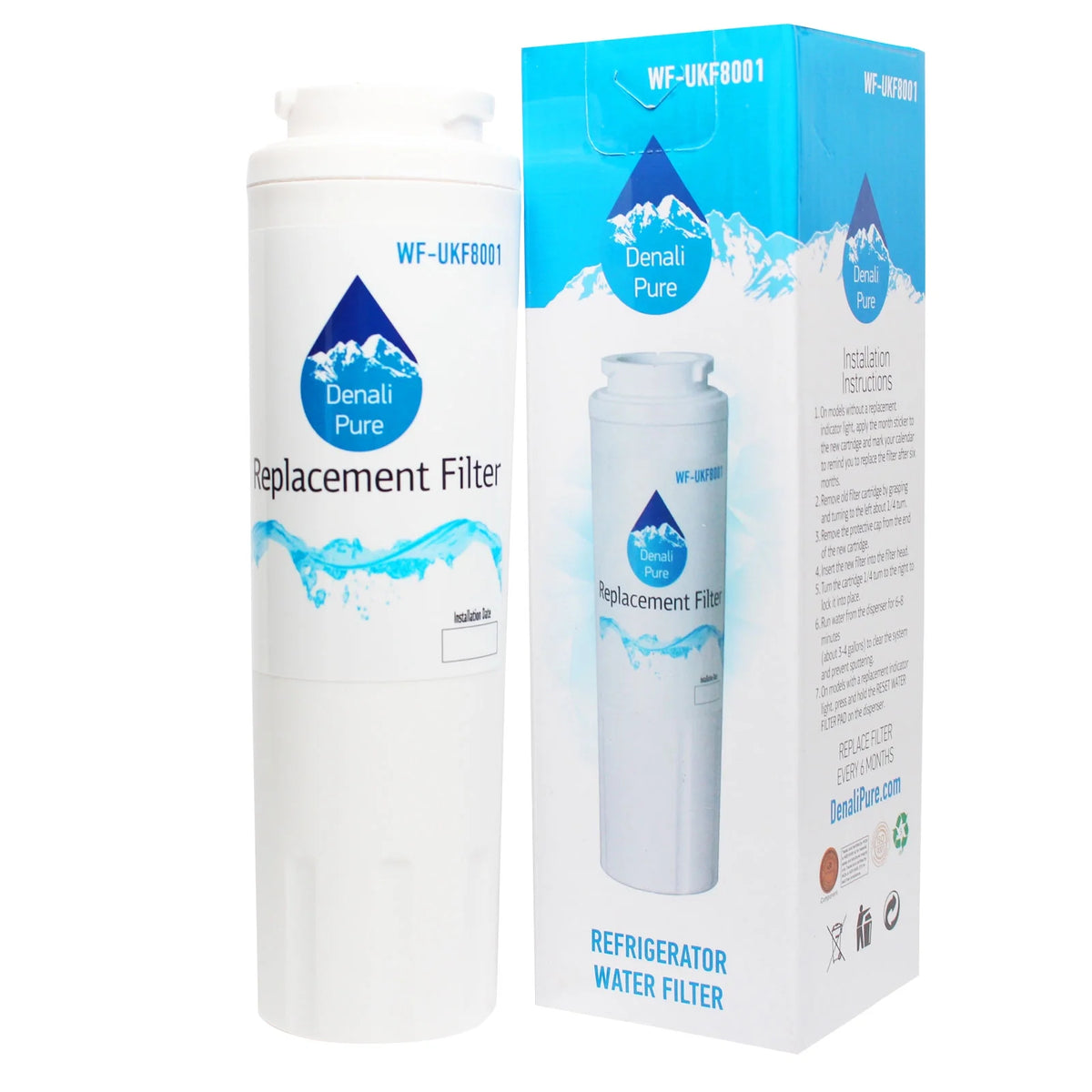 5-Pack Refrigerator Water Filter Cartridge H3088