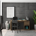 Expandable Walnut Home Office Desk H94093