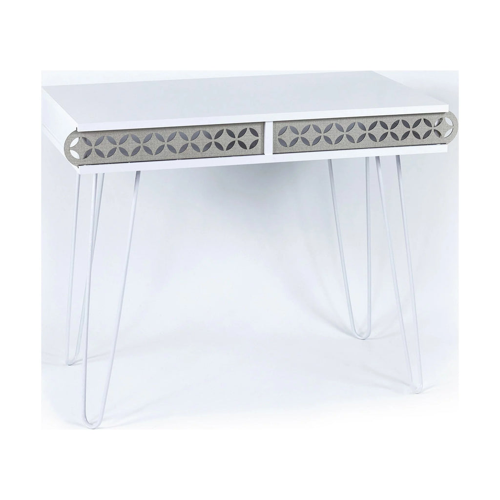 Oak White Study Desk Y764