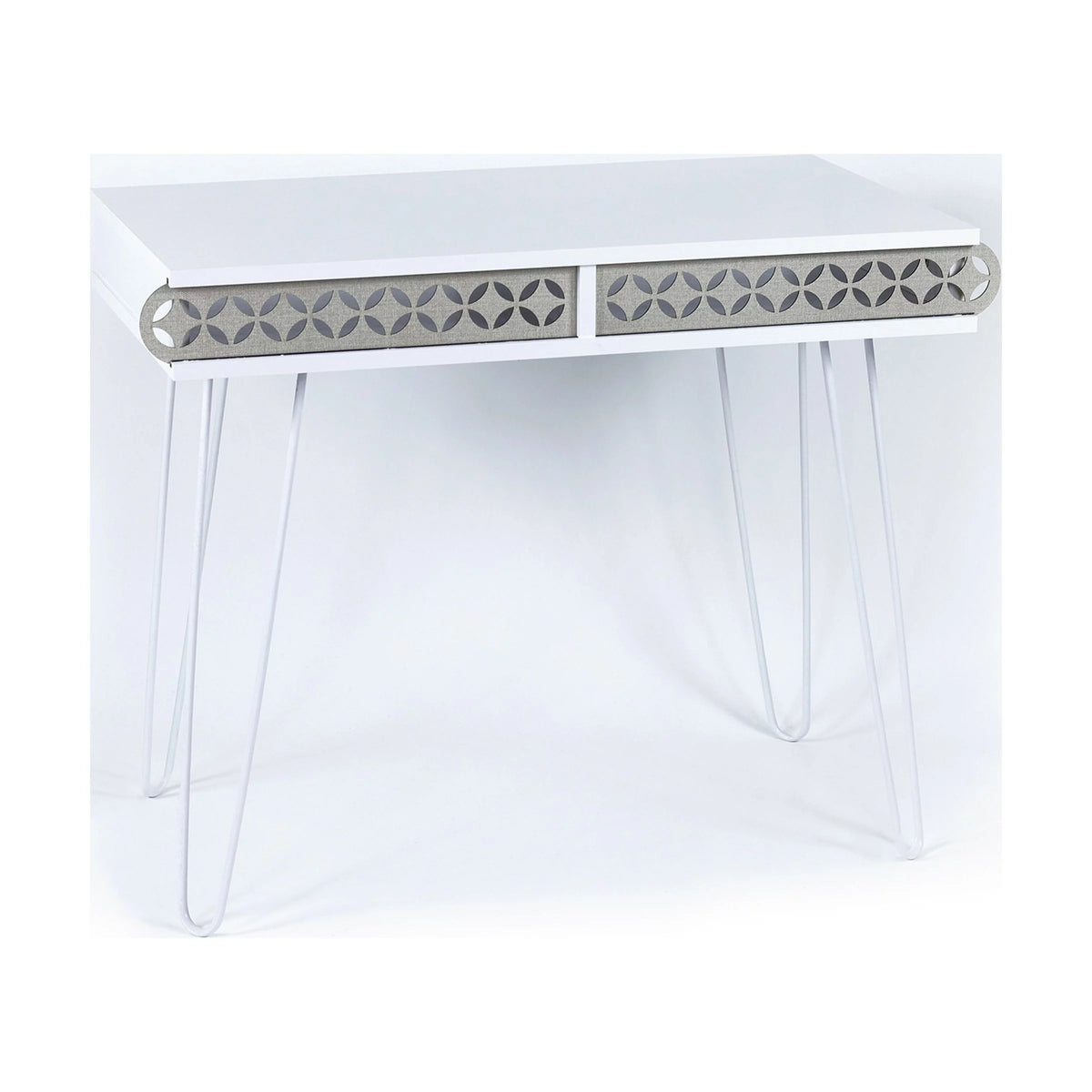 Oak White Study Desk Y764