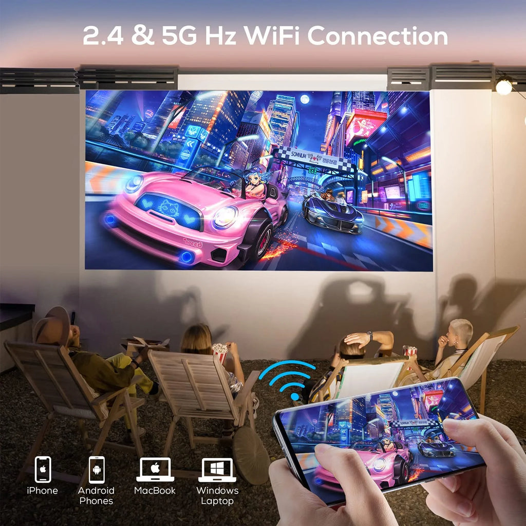 4K Projector with Carry Bag J8214