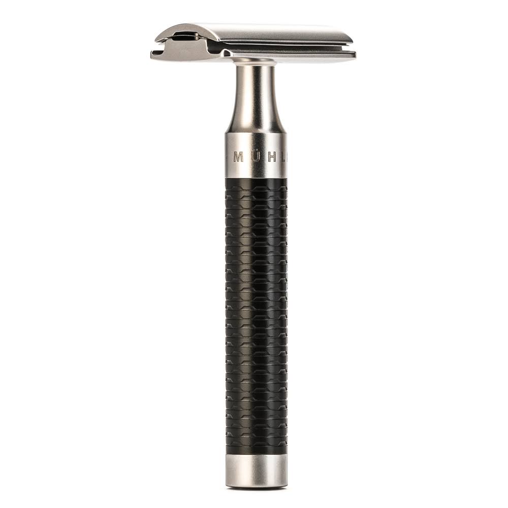 Black Stainless Steel Safety Razor B162