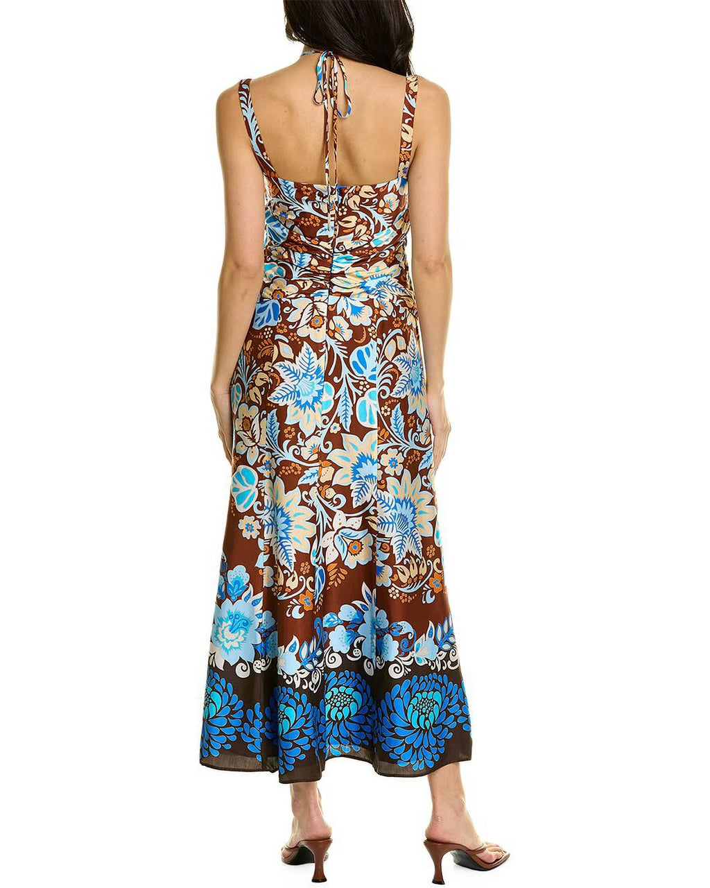 Brown Maxi Dress Q7513