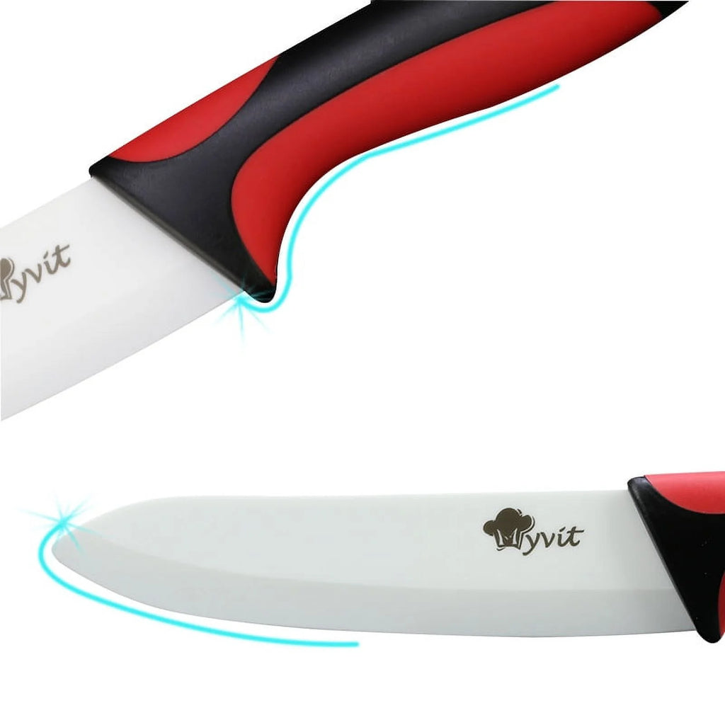 Ceramic Knives Set with Knife Holder G51162