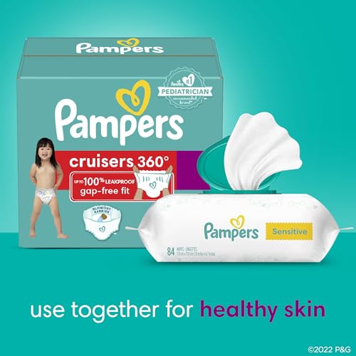 Size 5 Pull-On Disposable Baby Diapers 128 Count G9979