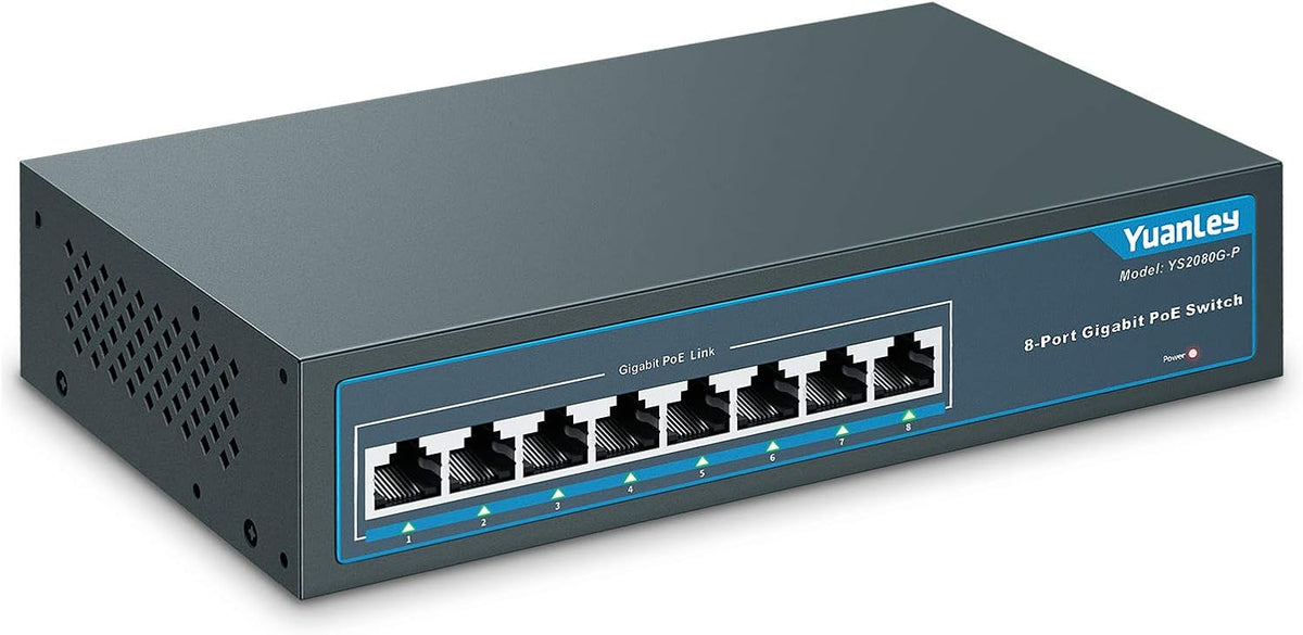 24 Port PoE Gigabit Unmanaged Ethernet Switch, 400w, Metal A27522