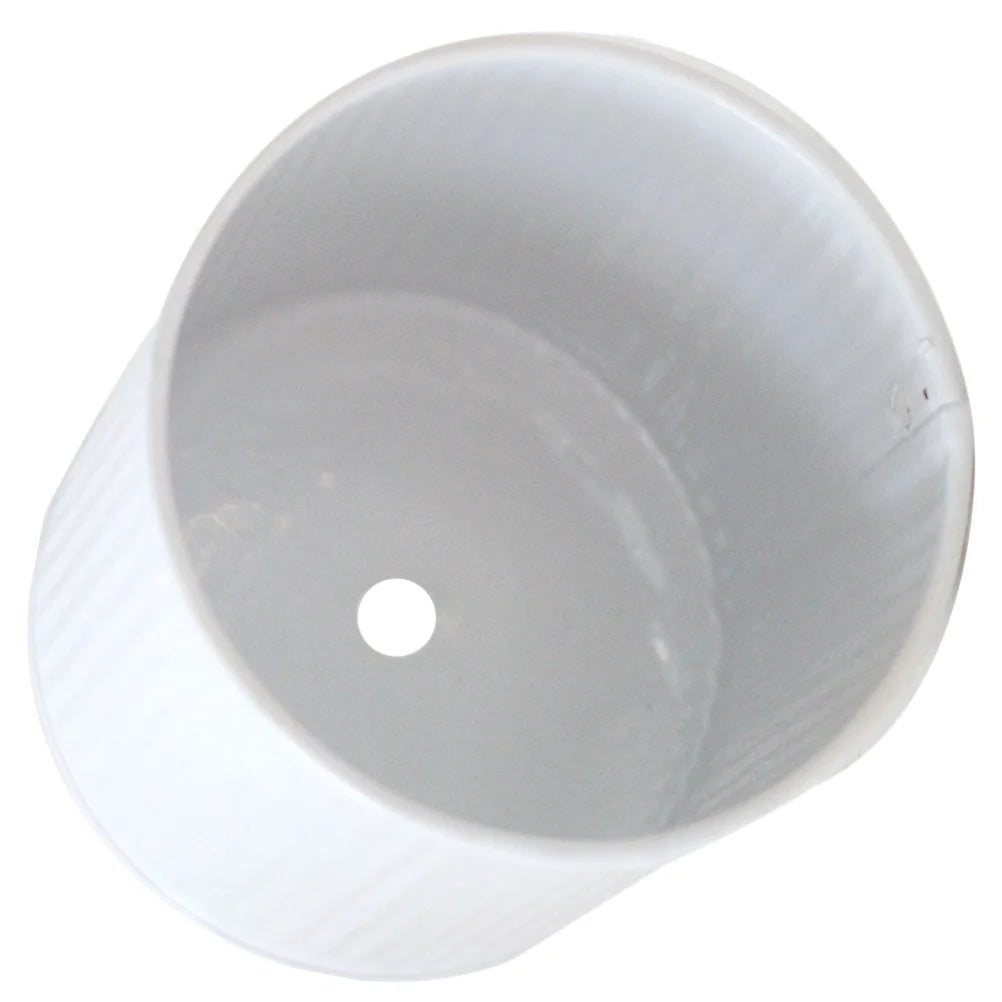 White Garden Planter Pot L84494